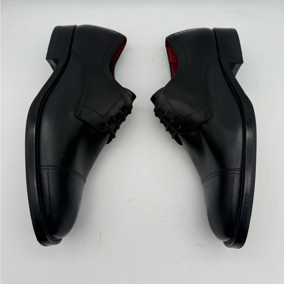 BRAND NEW Gordon Rush Cap Toe Lace Up Shoes Black Mismatched Sizes R 8.5 / L 8